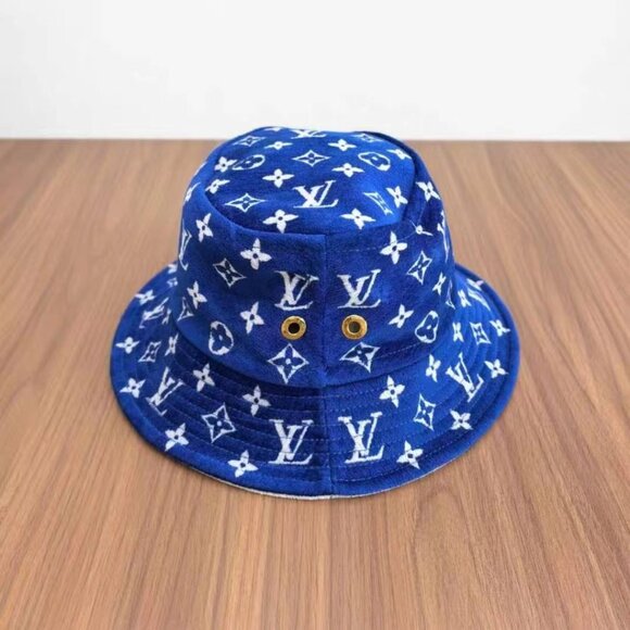 LV Blue Fisherman Hat - Picture 3 of 4
